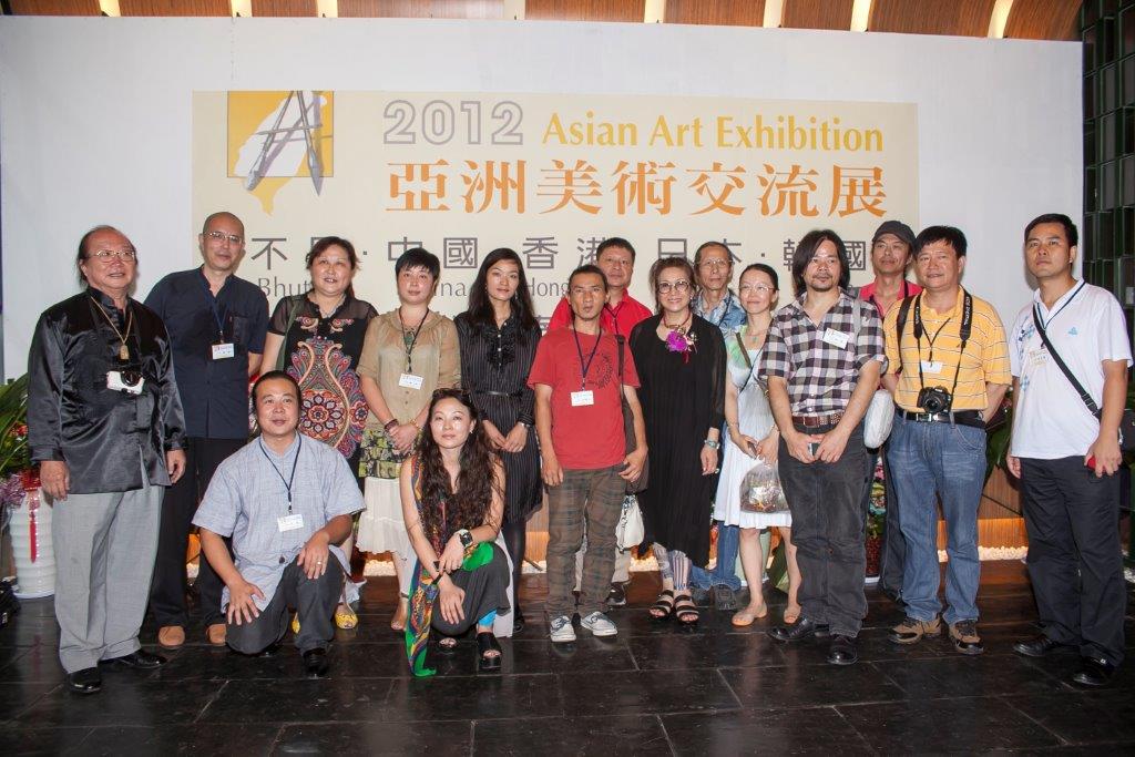 Lanphoon Art lead the group of Mainland artists to attend the exchange exhibition of Asia in Tainan.